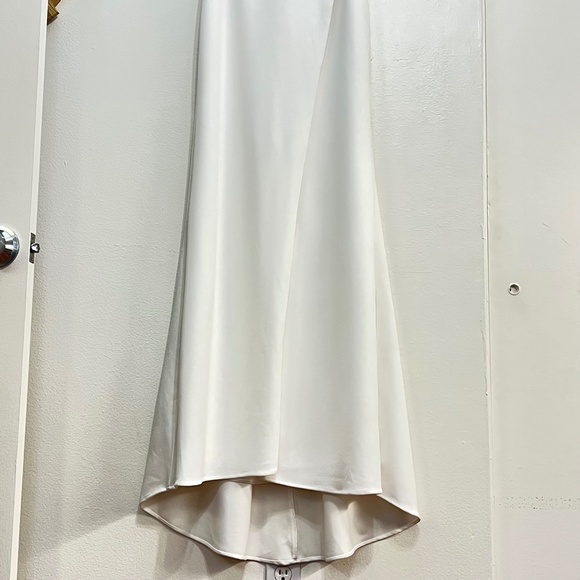 La Femme 27035 Strapless Cross Over Skirt Gown - Picture 4 of 10